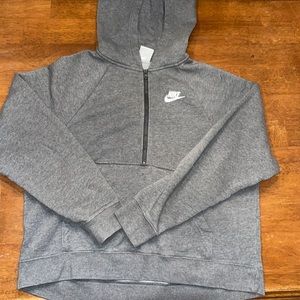 half zip nike hoodie